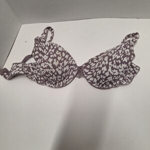 Gilligan & O'Malley Purple Patterned Bra